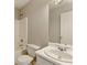 Bathroom features a vanity with a sink and a toilet at 1715 Eden Valley Ct, Loganville, GA 30052