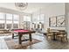 Recreational space with a billiards table and multiple seating areas at 6701 Prelude Dr, Atlanta, GA 30328