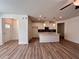 Open floor plan from the kitchen to the living area at 1812 Emory Ln # 93, Conyers, GA 30013