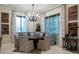 Charming dining area featuring a banquette and bright natural light at 2440 Peachtree Nw Rd # 1, Atlanta, GA 30305