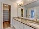 Primary bathroom featuring a walk-in closet and double sinks at 3550 Lakeheath Dr, Cumming, GA 30041