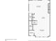 Floor 2 layout showcases a living room, kitchen, dining room, and a convenient bathroom at 6187 Kelly Carlin Way, Norcross, GA 30071