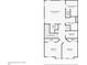 Floor 3 layout featuring bedrooms, bathrooms, and closets for enhanced living and storage at 6187 Kelly Carlin Way, Norcross, GA 30071