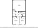 Detailed floor plan featuring a garage, study room, bedroom, bathroom, and hall at 1110 Briar Cove Cir, Atlanta, GA 30329