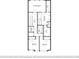 Detailed floor plan showcasing the primary bedroom, bathroom, laundry, and additional bedrooms at 1110 Briar Cove Cir, Atlanta, GA 30329