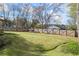 Expansive backyard with lush lawn and wood fence, ideal for outdoor activities at 2019 Wiltshire Pl, Snellville, GA 30078