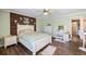 Stylish main bedroom featuring lots of natural light, and a modern vanity at 2019 Wiltshire Pl, Snellville, GA 30078