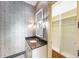 Stylish powder room with elegant mirror and vanity at 2440 Peachtree Nw Rd # 22, Atlanta, GA 30305