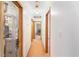 Functional hallway with access to rooms and featuring essential utility systems at 3016 Deshong Dr, Stone Mountain, GA 30087