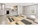 This living space includes a kitchen, laundry, dining, and a door to the exterior at 1661 Paddlewheel Dr, Marietta, GA 30062
