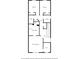 Floor plan showcasing bedrooms, bathrooms, laundry, and WIC layout at 1949 Skyfall Cir, Brookhaven, GA 30319