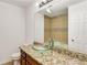 Bathroom featuring a bowl sink and granite countertops at 2520 Laurel Nw Cir, Atlanta, GA 30311