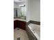 Bathroom features a soaking tub and double vanity at 2520 Laurel Nw Cir, Atlanta, GA 30311
