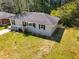 Charming single story home with new roof, grey paint and a well-manicured front lawn at 1703 Derrill Dr, Decatur, GA 30032
