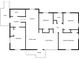 Detailed floor plan showcasing layout of bedrooms, bathrooms, kitchen, living spaces, deck, and porch at 1703 Derrill Dr, Decatur, GA 30032