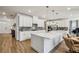 Bright open kitchen with a center island, stainless appliances and eating area at 4257 Freight St, Tucker, GA 30084