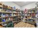 Large walk-in pantry with custom shelving for optimal storage and organization at 4257 Freight St, Tucker, GA 30084