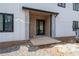 Home entrance features concrete pillars and a handicap ramp for easy access at 2650 Roswell Rd, Marietta, GA 30062