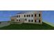 Rendering of a spacious two-story home with dark window trim and a patterned stone walkway at 2650 Roswell Rd, Marietta, GA 30062