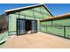 Exterior view of a home under construction, showcasing large sliding glass doors and ZIP System sheathing at 2650 Roswell Rd, Marietta, GA 30062