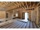 Interior framing displays the layout with a doorway and the initial floor boards being laid at 2650 Roswell Rd, Marietta, GA 30062