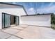 Upstairs patio featuring sliding glass doors and a concrete tile flooring during construction at 2650 Roswell Rd, Marietta, GA 30062