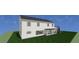Rendering of the back of the home with large windows, an elevated deck, and a covered porch at 2650 Roswell Rd, Marietta, GA 30062