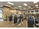 Fully equipped fitness center with modern weight machines, treadmills, and mounted TVs at 195 14Th Ne St # 2402, Atlanta, GA 30309