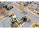 Real estate image featuring a single-Gathering home with a patio, well-kept yard, and mature trees in a residential area at 281 Hiawassee Dr, Woodstock, GA 30188
