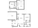 Floorplan showing layout of the home including dimensions of each room at 281 Hiawassee Dr, Woodstock, GA 30188