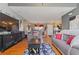 Comfortable open-concept with hardwood floors at 281 Hiawassee Dr, Woodstock, GA 30188