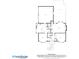 Floor plan showing total square footage, and the layout of the main level at 1945 Wenlok Ne Trl, Marietta, GA 30066