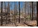 Back yard overlooking trees with black metal railing at 600 Jardin Ct # 48, Alpharetta, GA 30022
