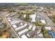 An aerial view of townhomes near Downtown Alpharetta and The Maxwell with easy access to 310 Burgess Walk at 310 Burgess Walk, Alpharetta, GA 30009