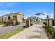 Community entrance with landscaped greenery and brick accents at 520 Clover Ln, Alpharetta, GA 30009