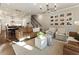 Comfortable living room with a fireplace and open layout, perfect for entertaining at 520 Clover Ln, Alpharetta, GA 30009