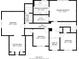 Upstairs floor plan featuring multiple bedrooms, bathrooms, and a walk-in closet to the primary bedroom at 5815 P.W.A. Dr, Cumming, GA 30041