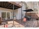 Back deck with outdoor seating, overlooking the spacious backyard at 802 Eagle Glen Xing, Woodstock, GA 30189
