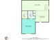 A detailed floor plan featuring the layout of the Primary bedroom and sitting room at 16 Montclair Ct, Cartersville, GA 30121