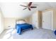 Bedroom with comfy bed and large window, plus closet for storage at 2628 White Oak Dr, Decatur, GA 30032