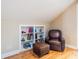 Cozy living space with built-in shelves and a comfortable armchair at 2628 White Oak Dr, Decatur, GA 30032
