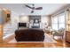 Inviting living room featuring a rustic wood accent wall, fireplace, and comfortable seating at 2628 White Oak Dr, Decatur, GA 30032