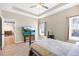 Charming bedroom featuring hardwood floors, natural light, and ample space at 5034 Little Harbor Way, Acworth, GA 30101