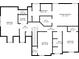 Upstairs floor plan featuring a primary bedroom and additional bedrooms at 880 Hillary Ln, Lawrenceville, GA 30043
