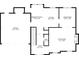 Floor plan featuring kitchen, bathroom, dining room, and living room at 880 Hillary Ln, Lawrenceville, GA 30043
