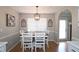 Charming dining area with decorative lighting and stylish decor at 895 Burton Ridge Dr, Loganville, GA 30052