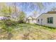 Backyard of a home with a shed and trees at 2062 Whites Mill Rd, Decatur, GA 30032