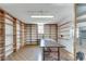 Finished basement with built-in shelving, and separate access at 3189 Terramar Dr, Atlanta, GA 30341