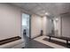 Basement area with grey trim, recessed lighting and dark floors at 320 N Drew Ct, Duluth, GA 30097