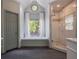 Elegant bathroom with soaking tub under arched window and large walk-in shower at 320 N Drew Ct, Duluth, GA 30097
